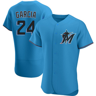 Authentic Avisail Garcia Men's Miami Marlins Alternate Jersey - Blue