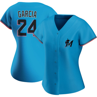 Authentic Avisail Garcia Women's Miami Marlins Alternate Jersey - Blue