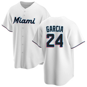 Replica Avisail Garcia Youth Miami Marlins Home Jersey - White